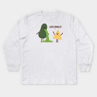 Guacamole Kids Long Sleeve T-Shirt